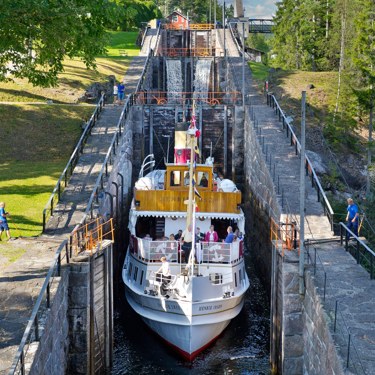 Telemarkskanalen. Foto: Kåre S. Pedersen.