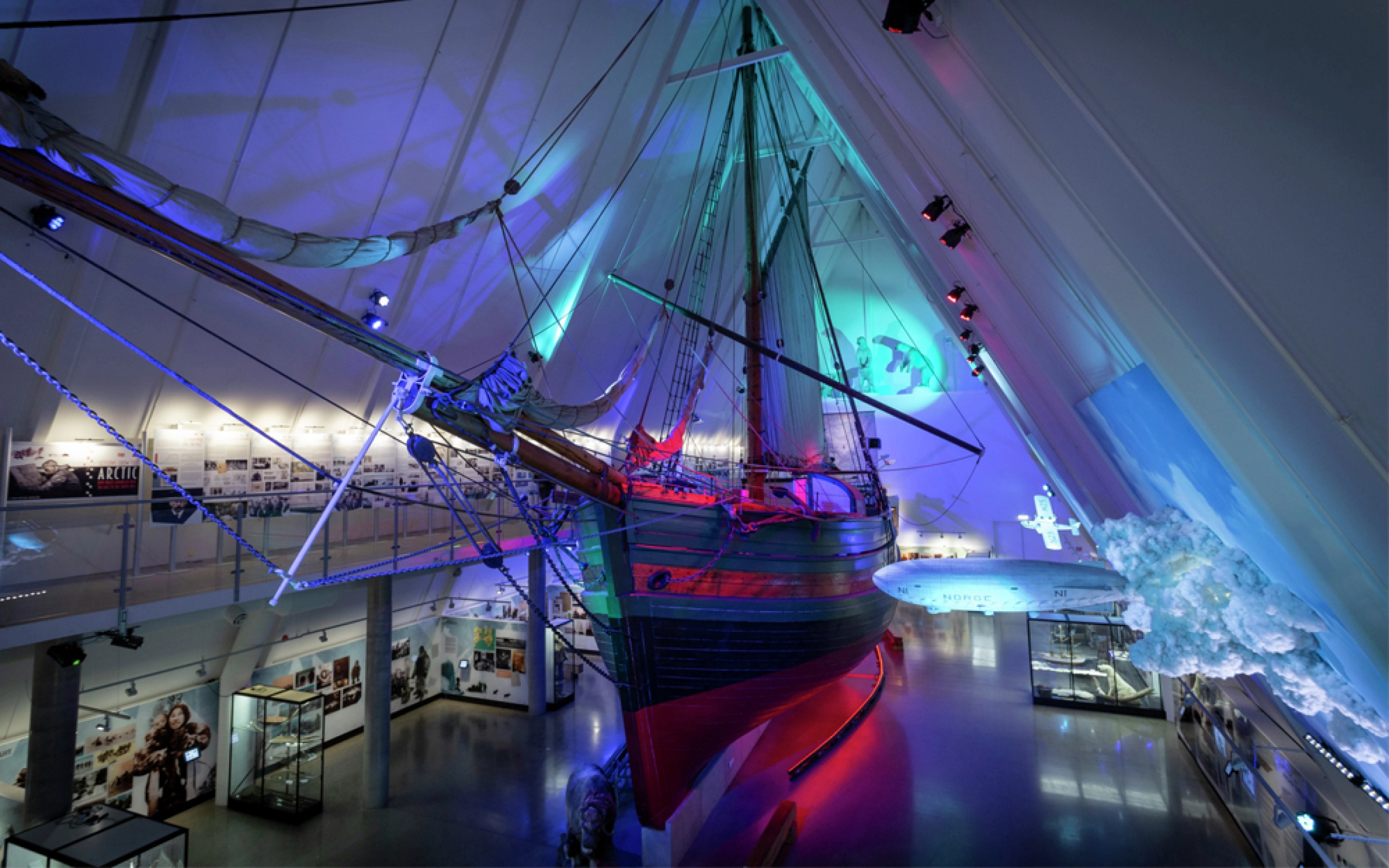 Ship in the Fram Museum. Foto: Didrick Stenersen