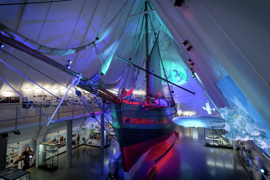 Ship in the Fram Museum. Foto: Didrick Stenersen