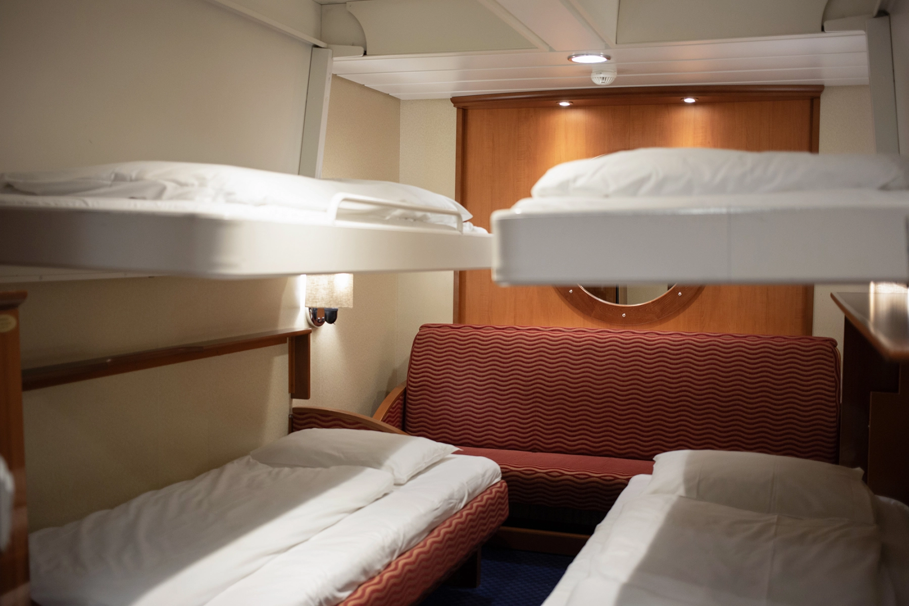 Standard innvendig 5-sengs lugar