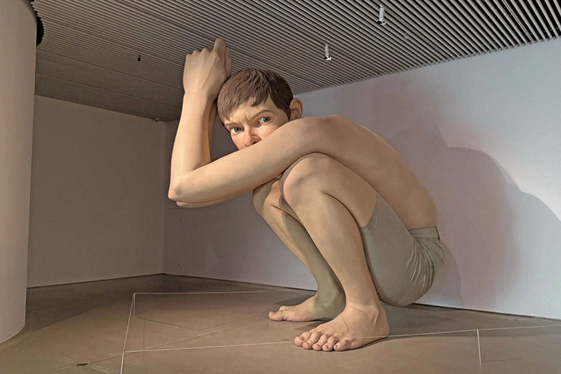 Kunstverket "Boy" laget av Roy Mueck utstilt i Aros Kunstsenter i Aarhus.jpg
